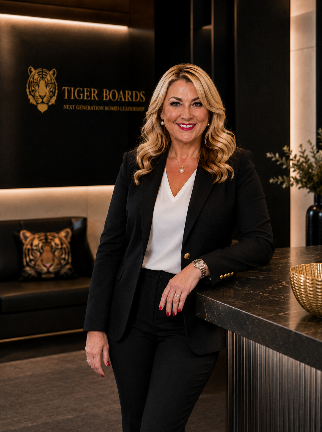 Kylie Hammond in the office